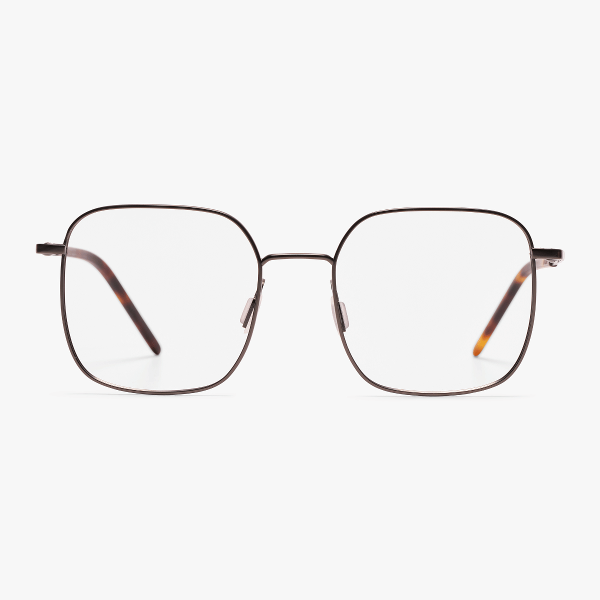 Luxreaders stylish Men's Båstad Gun Reading glasses. Made from Titanium in a Round shape.
