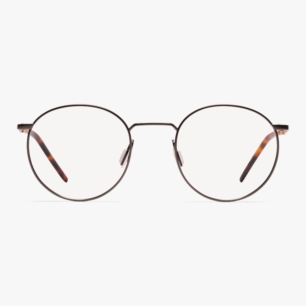 Luxreaders stylish Silkeborg Gun Reading glasses. Made from Titanium in a Square shape.