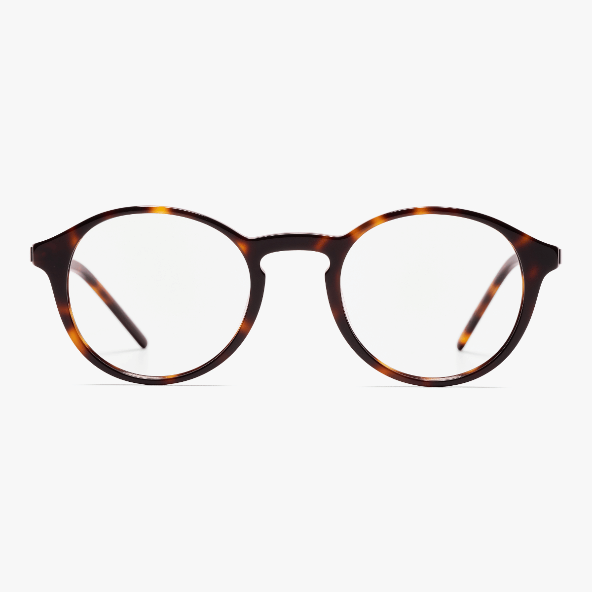 Luxreaders stylish Men's Ærø Turtle Reading glasses. Made from Titanium in a Round shape.