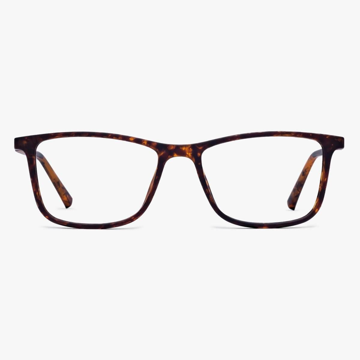 Luxreaders stylish Women's Skagen Turtle Reading glasses. Made from Rubber in a Rectangle shape.