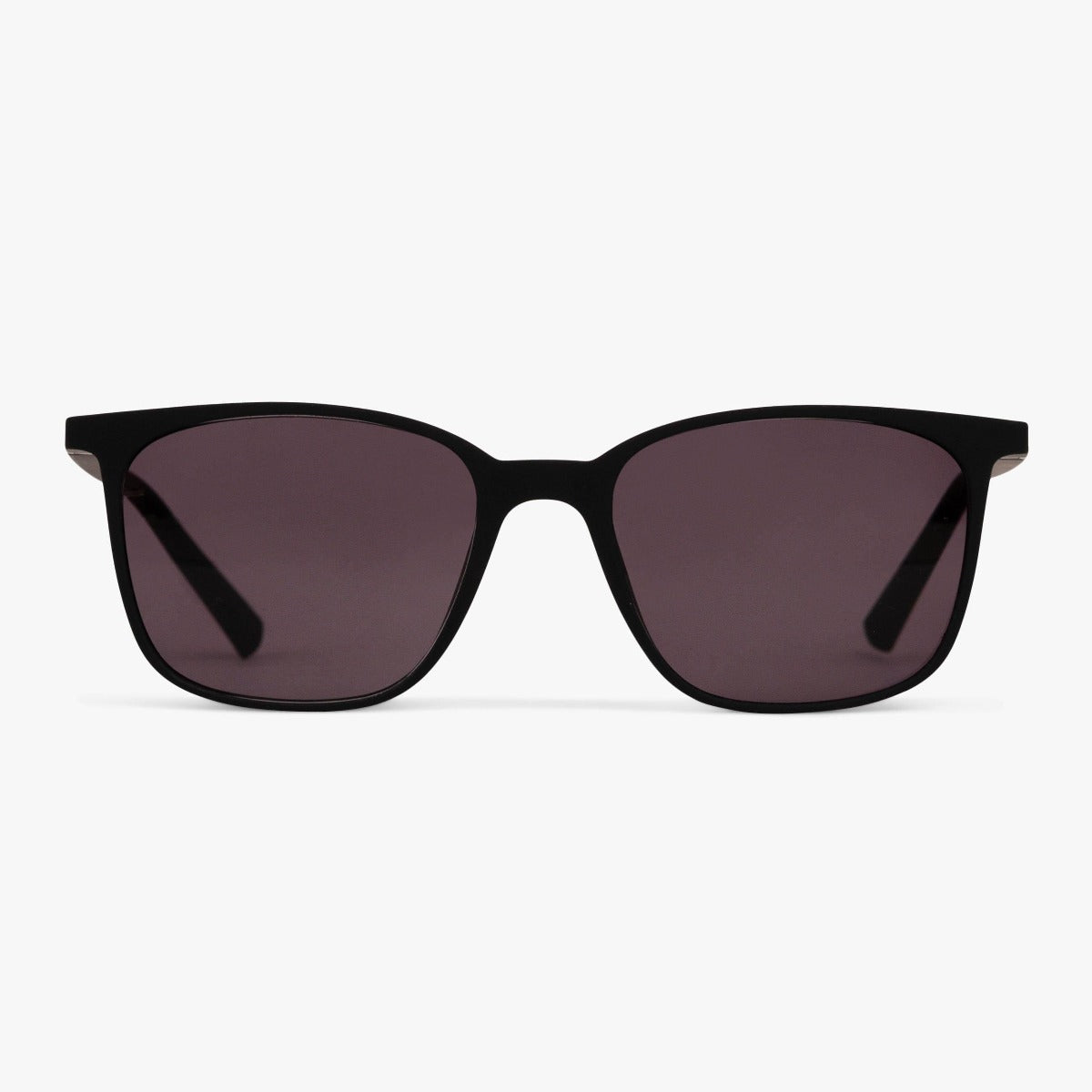 Fyn Black sunglasses with black square frame and dark lenses