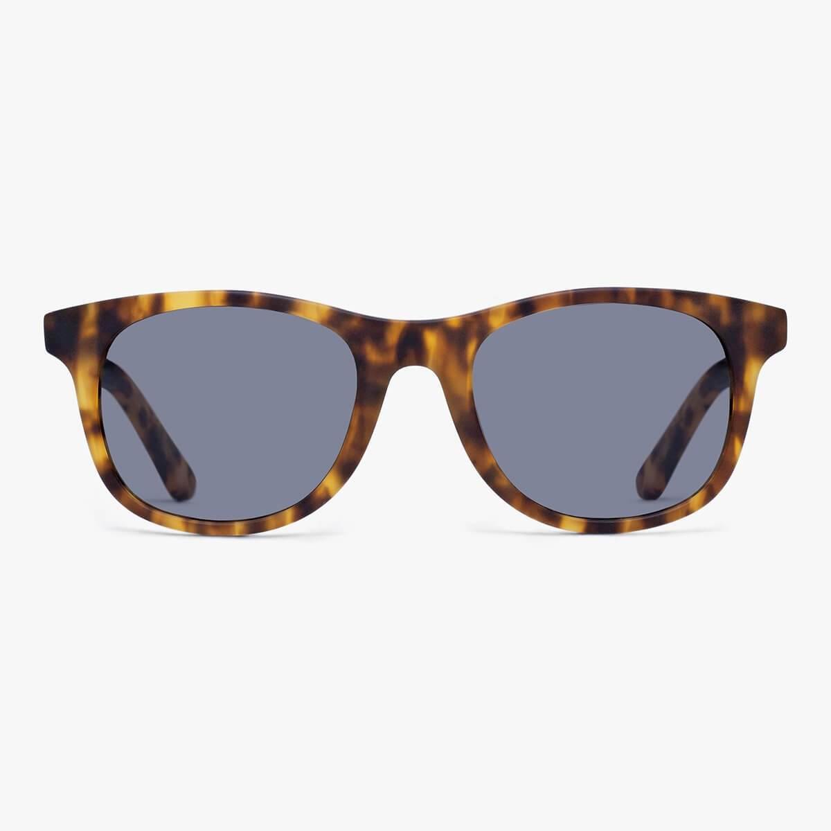 Tortoise shell sunglasses with a classic design