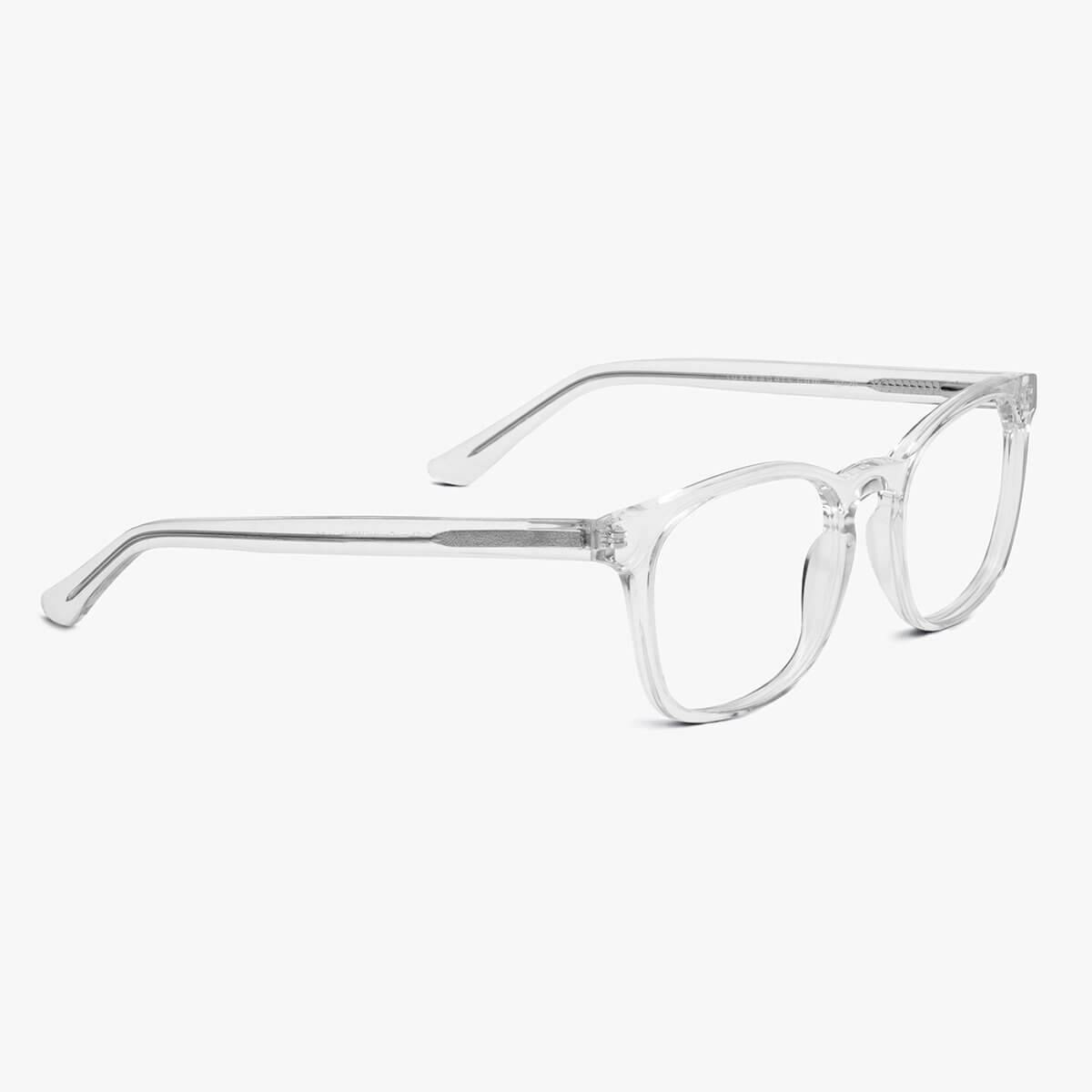 Men's Bornholm Crystal White clear reading glasses