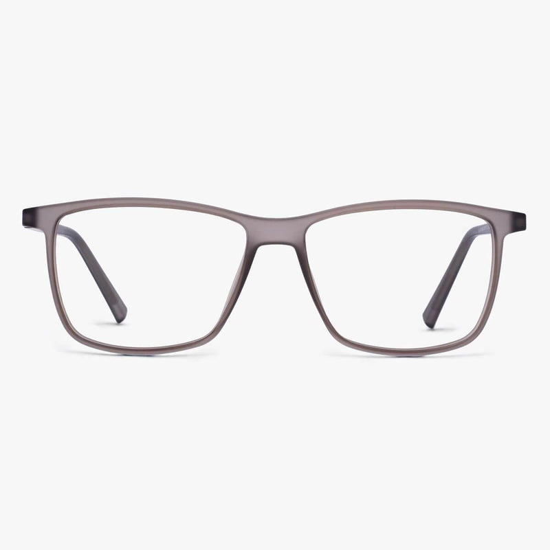 Men's København grey rectangular glasses