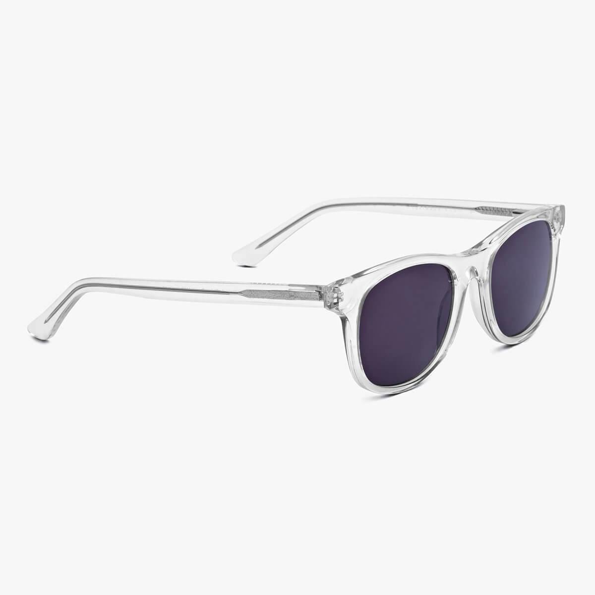 Men's Malmö clear crystal sunglasses with dark lenses
