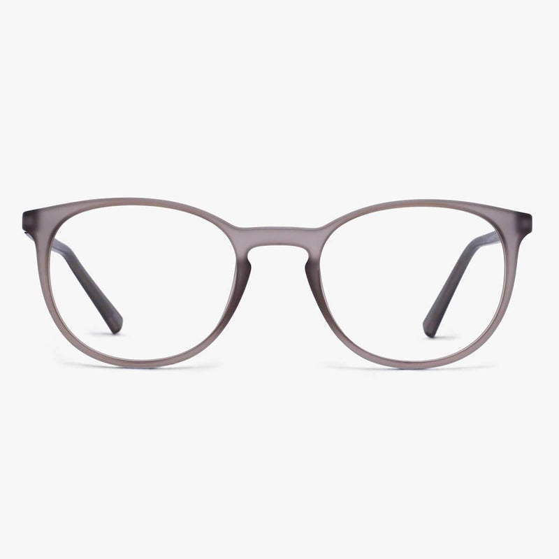 Women's Stockholm Grey round grey reading glasses