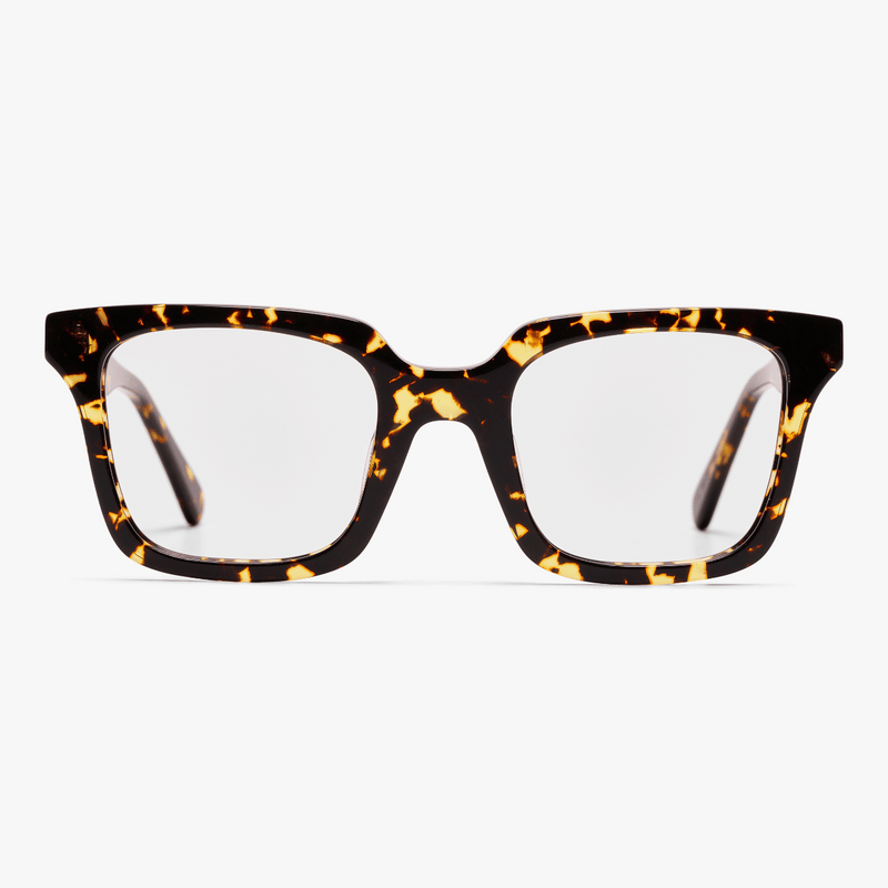 Women's Tisvilde Dark Turtle reading glasses with tortoiseshell frame